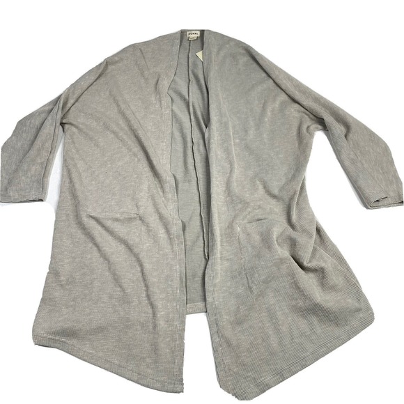 NWT - Women’s S/M/L One Size DONNI Sandwash Open Front Cardigan Sweater - Picture 2 of 12